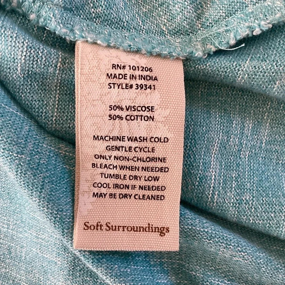 Soft Surroundings NWT Destin Cold Shoulder Knit Midi Dress Size PM - Picture 12 of 12